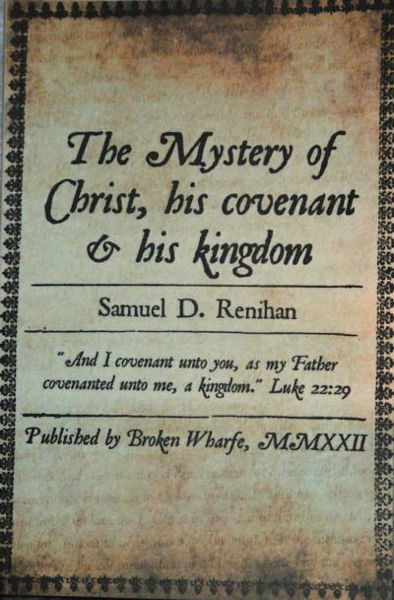 Picture of MYSTERY OF CHRIST, HIS COVENANT